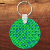 Falln Green Blue Scales Sleutelhanger (Voorkant)