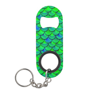 Falln Green Blue Scales Sleutelhanger Flessenopener