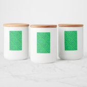 Falln Green Blue Scales Voedselcontainer Etiket (Flessen)