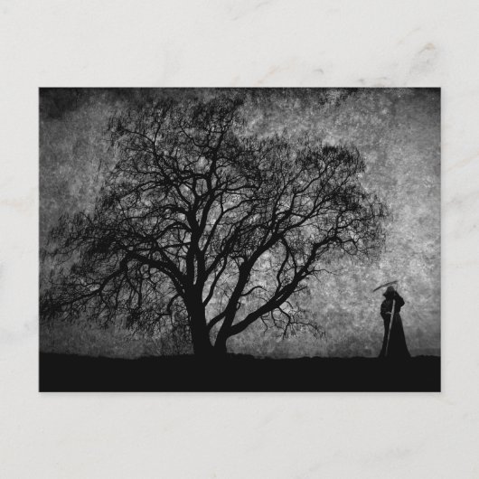 Falln Grim Reaper Oorspronkelijke art grenzen tuss Briefkaart (Voorkant)