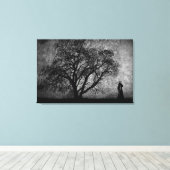 Falln Grim Reaper Oorspronkelijke art grenzen tuss Canvas Afdruk (Insitu (Houten vloer))