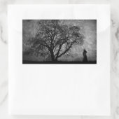 Falln Grim Reaper Oorspronkelijke art grenzen tuss Rechthoekige Sticker (Tas)