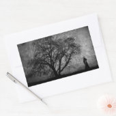 Falln Grim Reaper Oorspronkelijke art grenzen tuss Rechthoekige Sticker (Envelop)