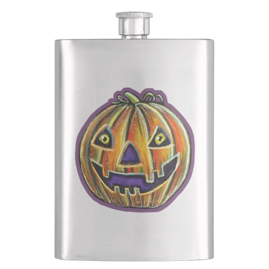 Falln Grinning Pumpkin Haloweenies Flacon (Voorkant)