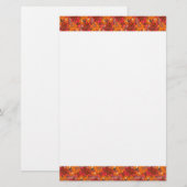 Falln Groovy Flowers Briefpapier (Voorkant / Achterkant)