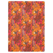 Falln Groovy Flowers Klembord (Achterkant)