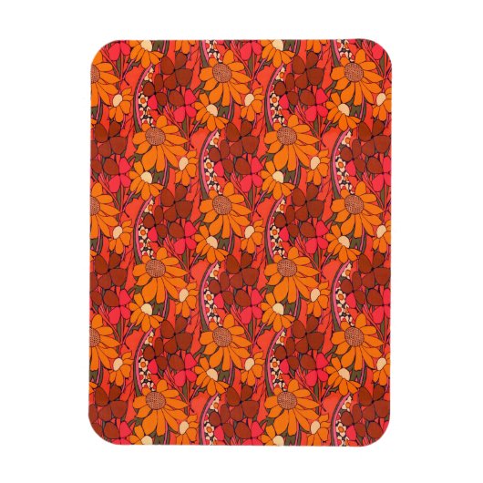 Falln Groovy Flowers Magneet (Verticaal)