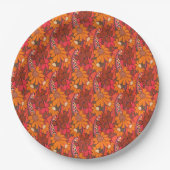 Falln Groovy Flowers Papieren Bordje (Voorkant)