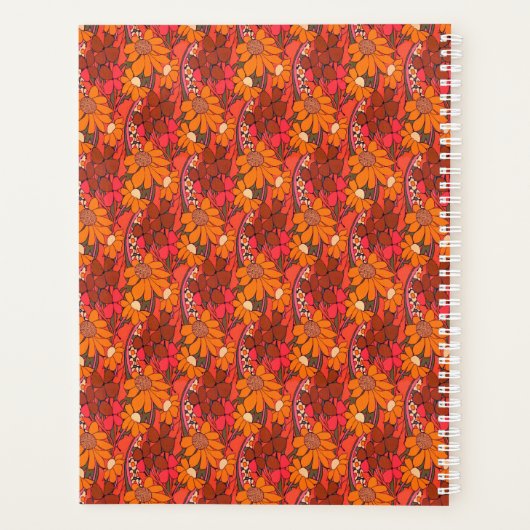 Falln Groovy Flowers Planner (Achterkant)