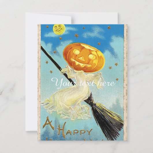 Falln Happy Halloween Pumpkin Witch (Voorkant)