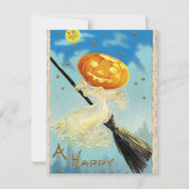 Falln Happy Halloween Pumpkin Witch (Achterkant)