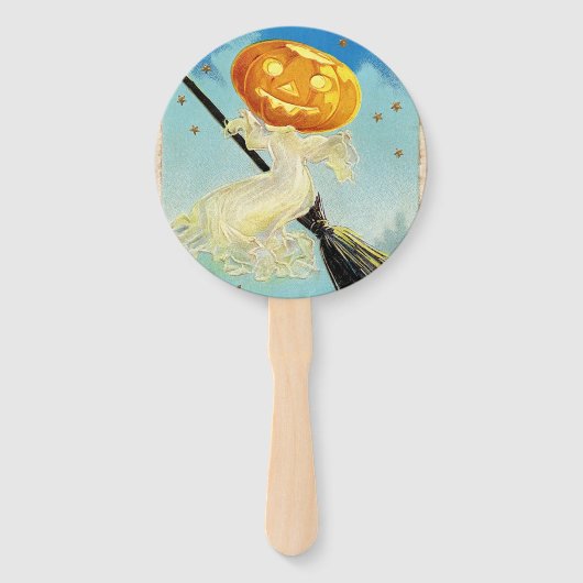 Falln Happy Halloween Pumpkin Witch Handwaaier (Voorkant)