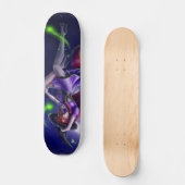 Falln Happy Halloween Pumpkin Witch Persoonlijk Skateboard (Voorkant)