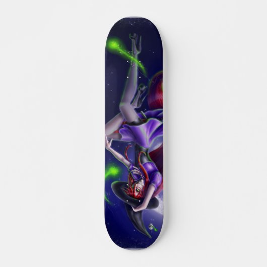 Falln Happy Halloween Pumpkin Witch Persoonlijk Skateboard (Voorkant)