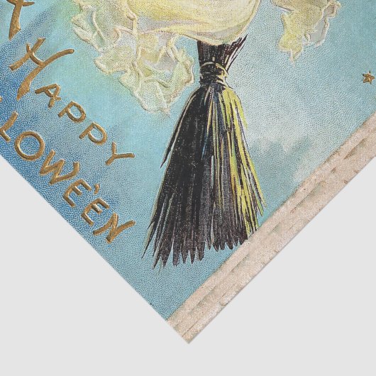 Falln Happy Halloween Pumpkin Witch Tissuepapier (Detail)