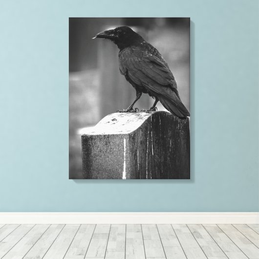 Falln heeft een doether gevonden canvas afdruk (Insitu (Houten vloer))