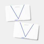 Falln heidens waterelement symbool badge (Voor- en achterkant)