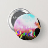 Falln Holi Colors Ronde Button 5,7 Cm (Voorkant /achterkant)