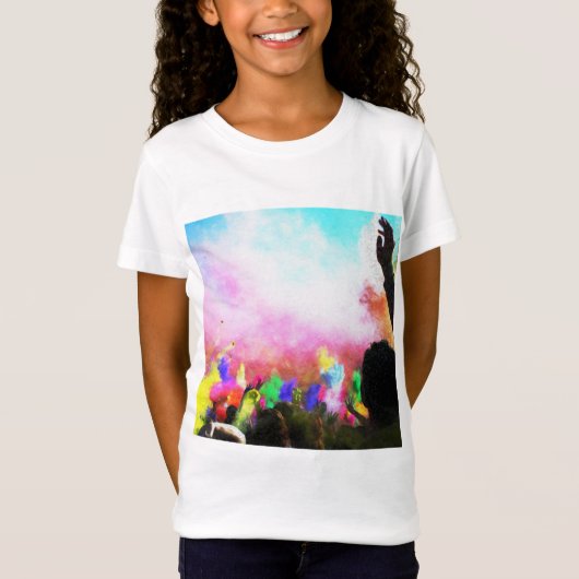 Falln Holi Colors T-shirt (Voorkant)