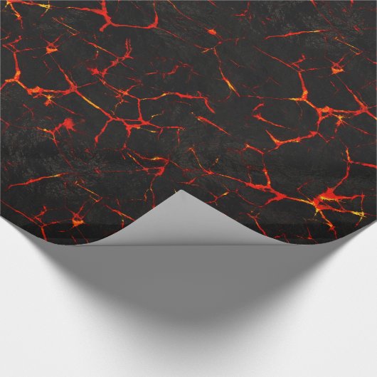 Falln Hot Lava Cadeaupapier (Hoek)