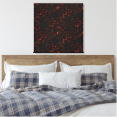 Falln Hot Lava Canvas Afdruk (Insitu (Slaapkamer))