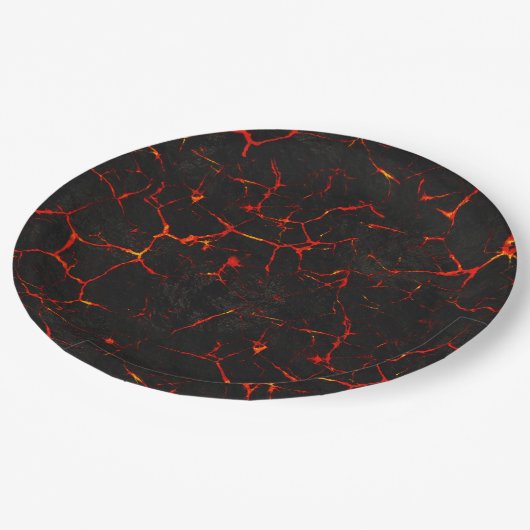 Falln Hot Lava Papieren Bordje (Gekanteld)