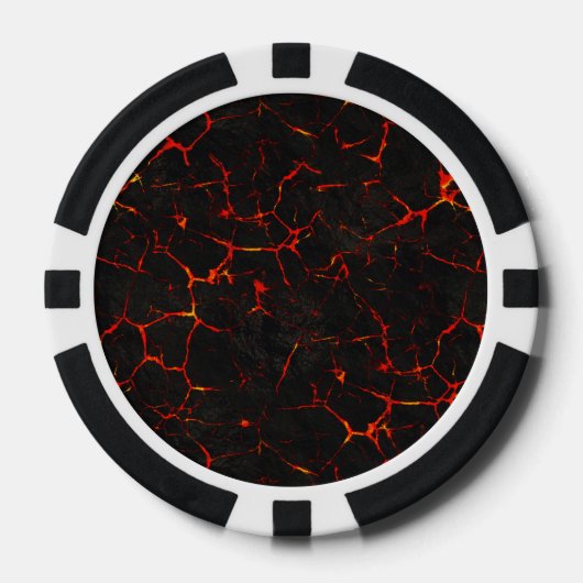 Falln Hot Lava Pokerchips (Voorkant)