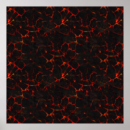 Falln Hot Lava Poster (Voorkant)