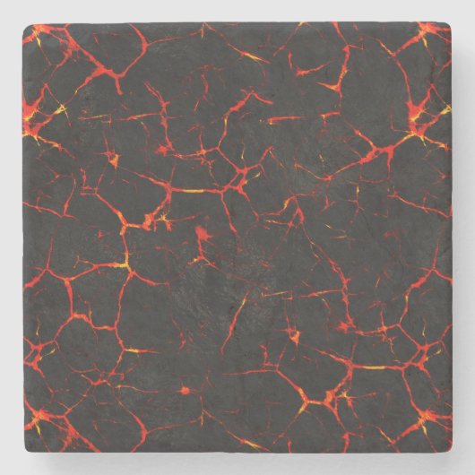 Falln Hot Lava Stenen Onderzetter (Voorkant)