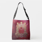 Falln Ink Sined Crimson Crossbody Tas (Achterkant)