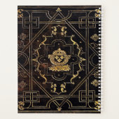 Falln  leder en goud planner (Achterkant)