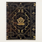 Falln  leder en goud planner (Voorkant)