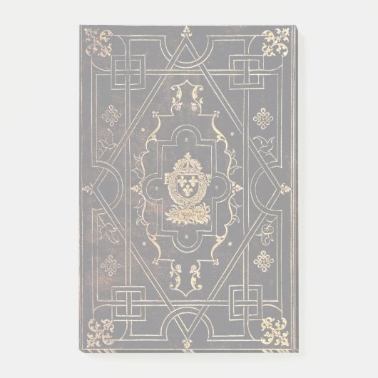 Falln leder en goud post-it® notes (Voorkant)