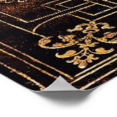 Falln  leder en goud poster (Hoek)