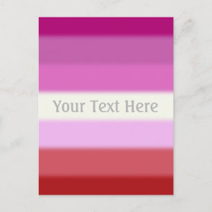 Falln Lesbian Pride Flag Briefkaart