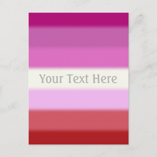 Falln Lesbian Pride Flag Briefkaart (Voorkant)