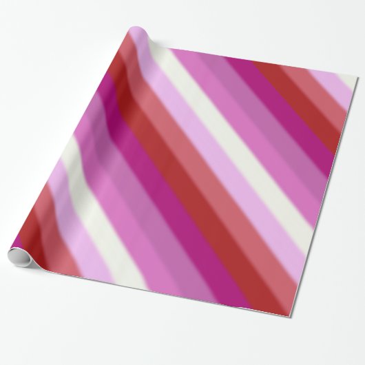 Falln Lesbian Pride Flag Cadeaupapier (Uitgerold)