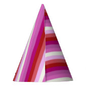 Falln Lesbian Pride Flag Feesthoedjes (Achterkant)