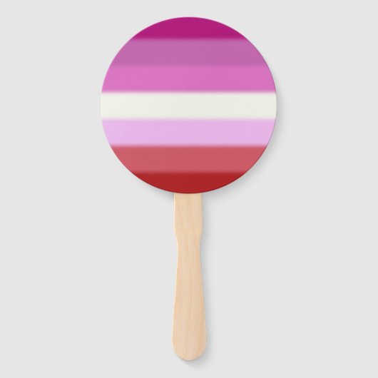 Falln Lesbian Pride Flag Handwaaier (Achterkant)