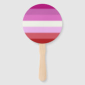 Falln Lesbian Pride Flag Handwaaier (Voorkant)