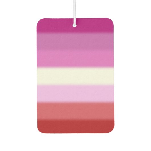 Falln Lesbian Pride Flag Luchtverfrisser (Voorkant)