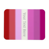 Falln Lesbian Pride Flag Magneet (Horizontaal)