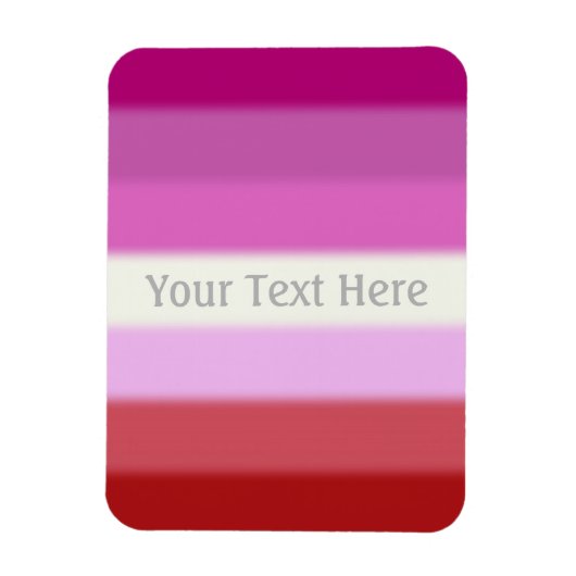 Falln Lesbian Pride Flag Magneet (Verticaal)