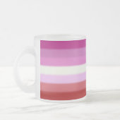 Falln Lesbian Pride Flag Matglas Koffiemok (Links)