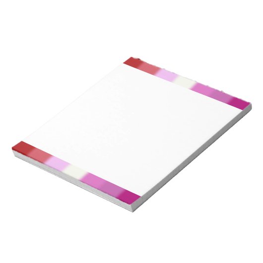 Falln Lesbian Pride Flag Notitieblok (Linkerzijde)
