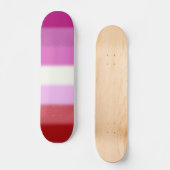 Falln Lesbian Pride Flag Persoonlijk Skateboard (Voorkant)