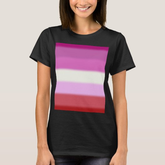 Falln Lesbian Pride Flag T-shirt (Voorkant)