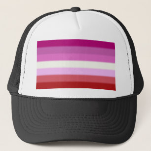 Falln Lesbian Pride Flag Trucker Pet