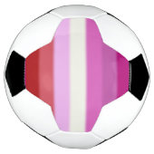 Falln Lesbian Pride Flag Voetbal (Gedraaid)