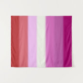 Falln Lesbian Pride Flag Wandkleed (Voorkant (horizontaal))